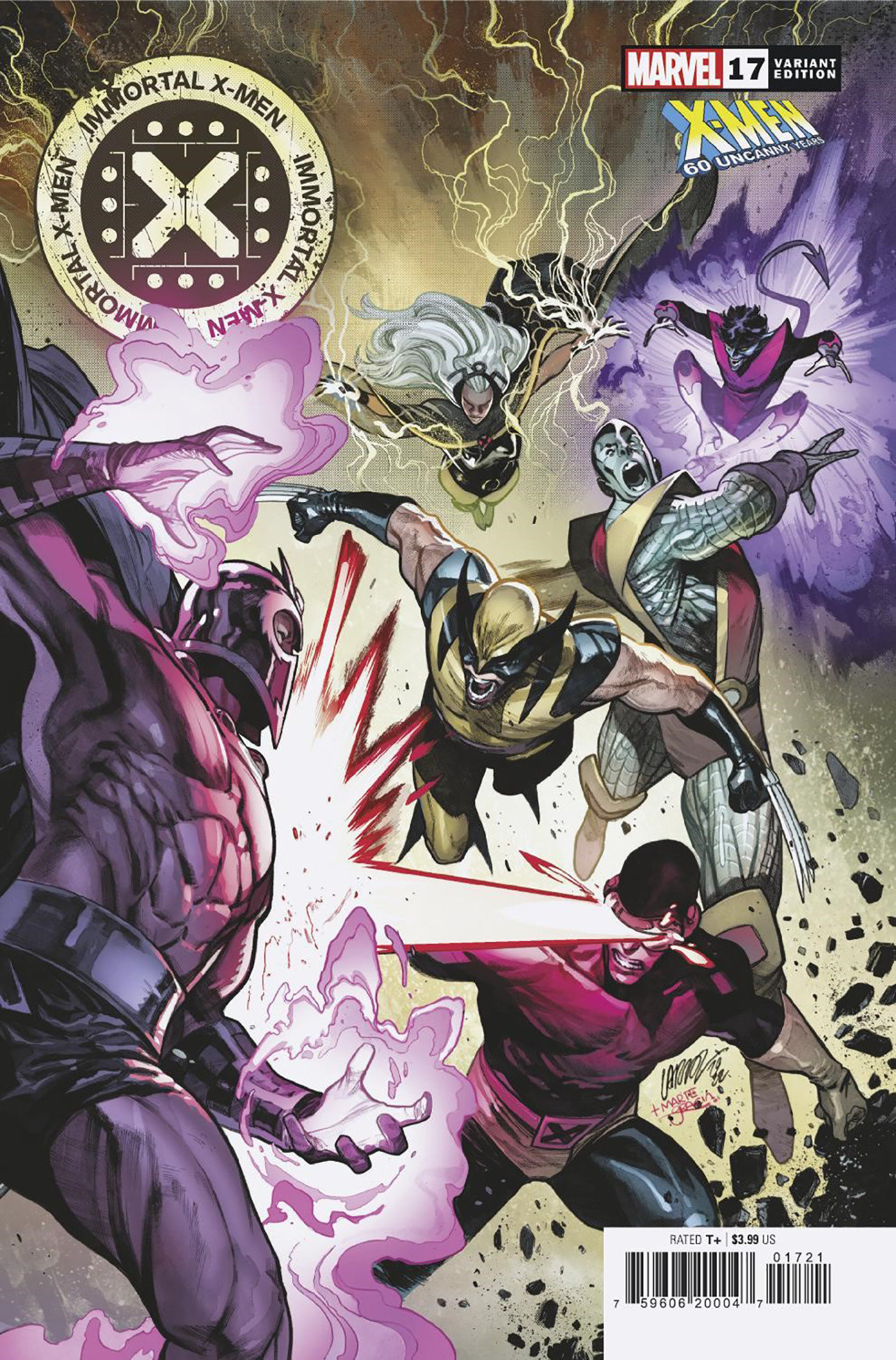 Immortal X-Men #17 Pepe Larraz X-Men 60th Variant (Fall of X)