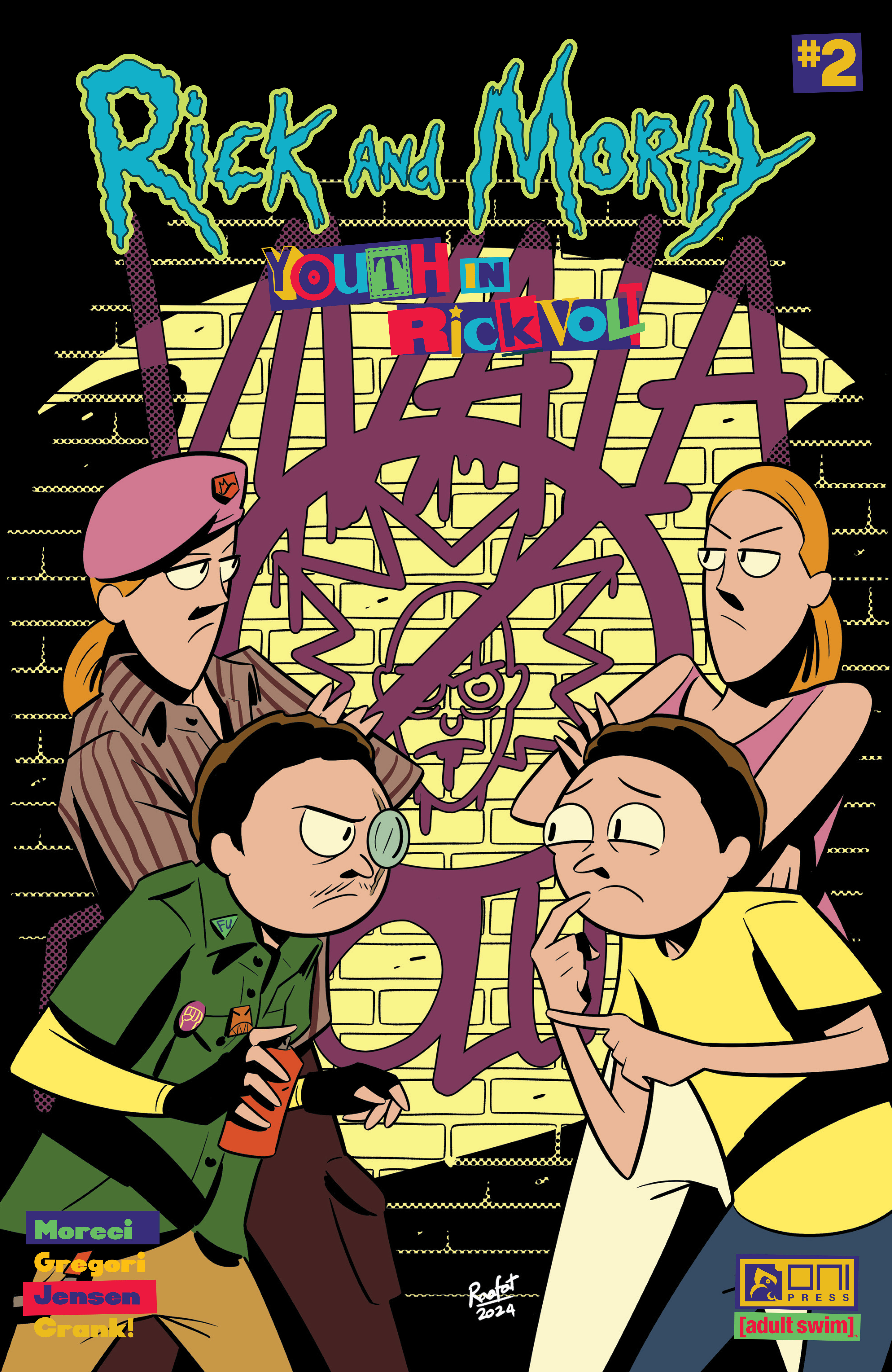 Rick and Morty Youth in Rickvolt #2 Cover B Ahmed Raafat Variant (Mature)