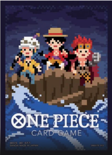 One Piece TCG: Official Sleeve Set 6 - Standard Pixellated Straw Hat Crew (70)