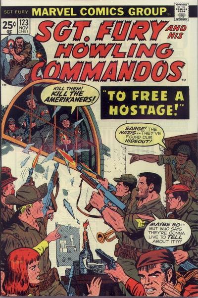 Sgt. Fury And His Howling Commandos #123 - G/Vg 3.0