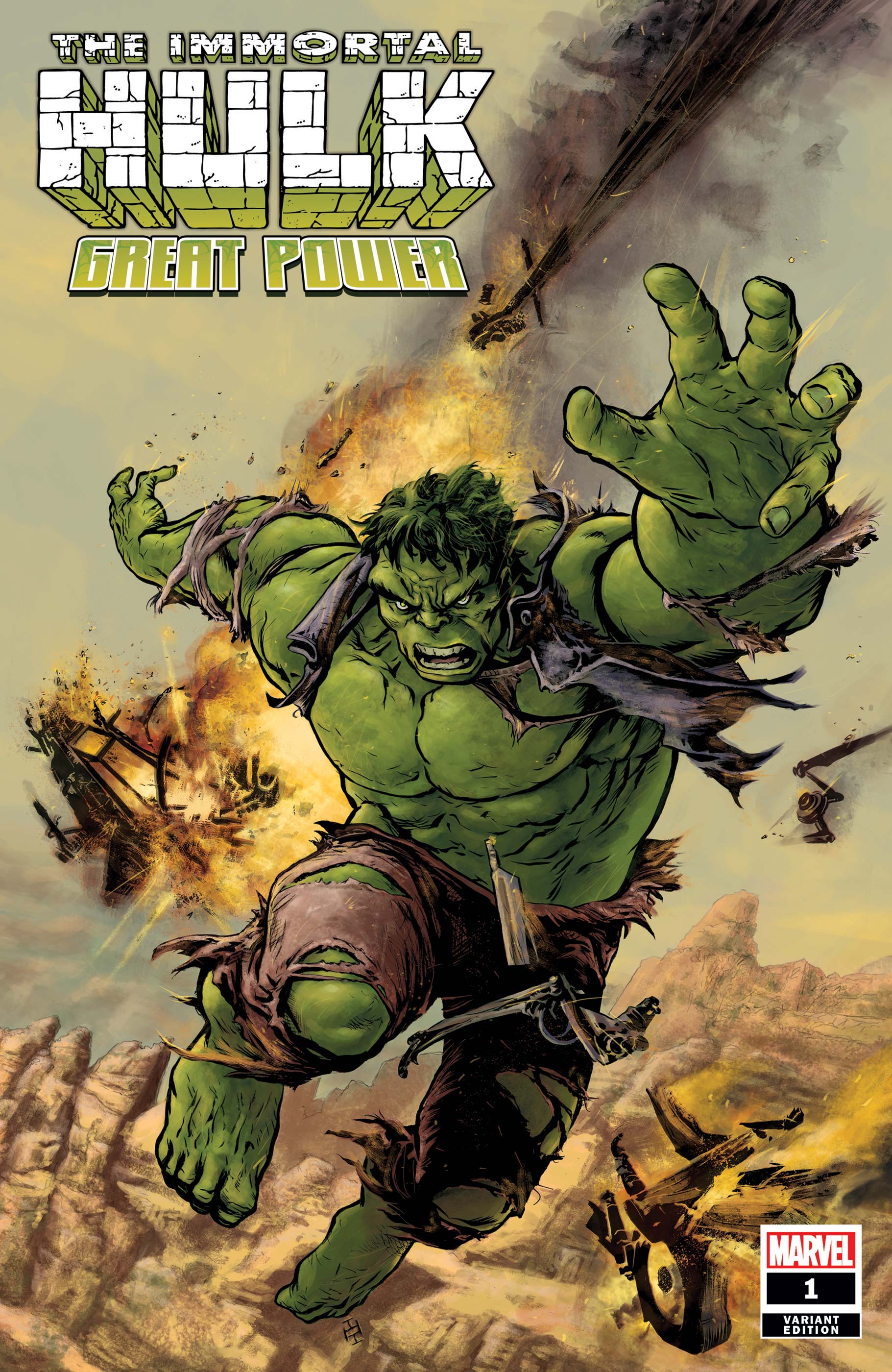 Immortal Hulk Great Power #1 Fiumara Variant