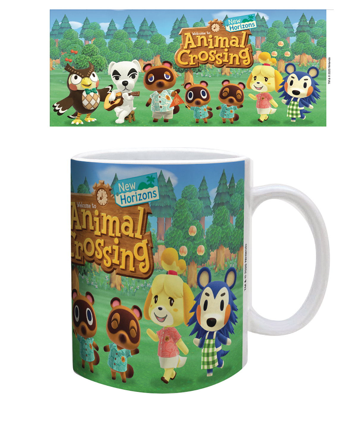 Animal Crossing New Horizons Cast Line Up Mug