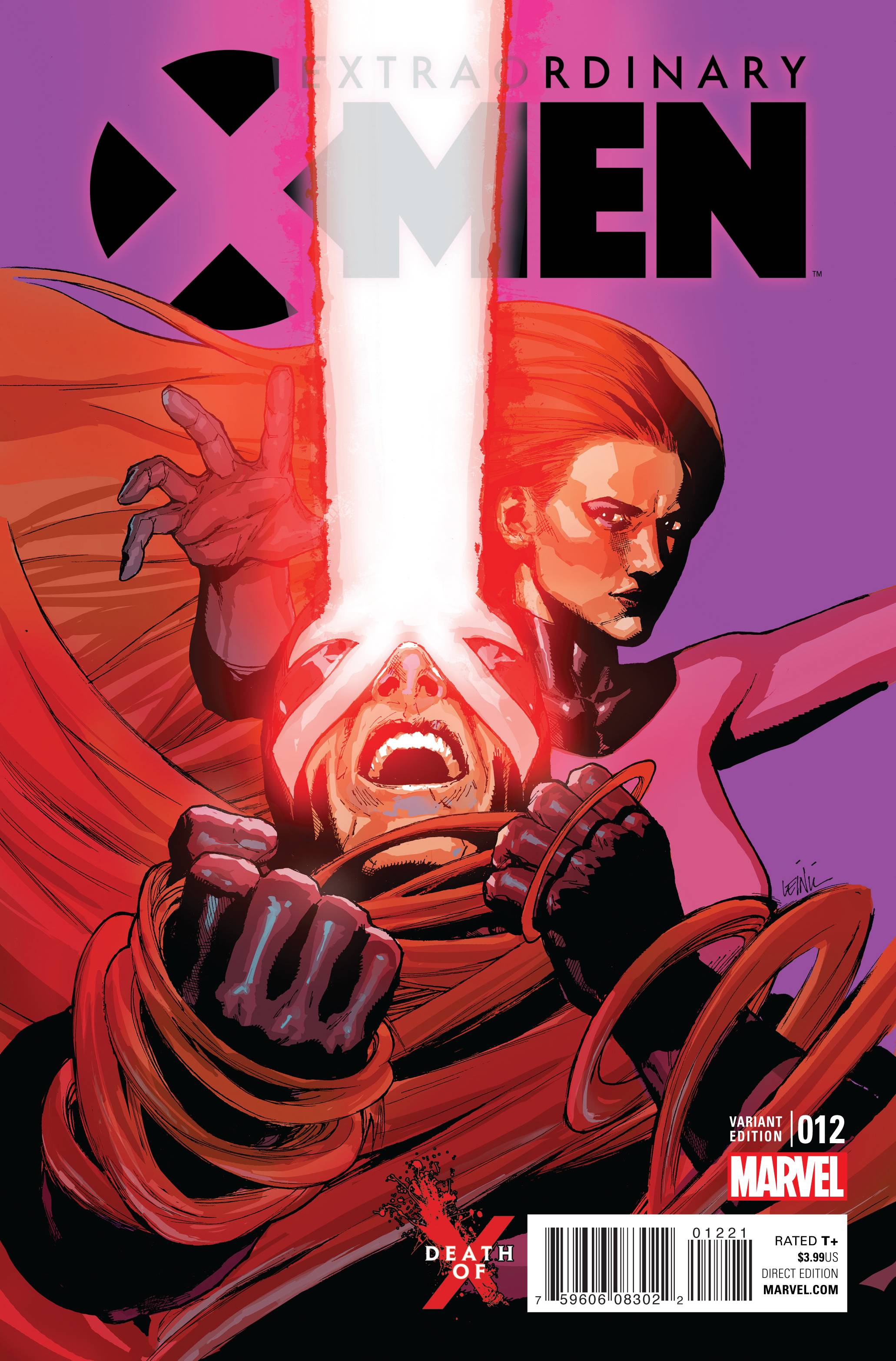 Extraordinary X-Men #12 (Yu Death of X Variant) (2015)