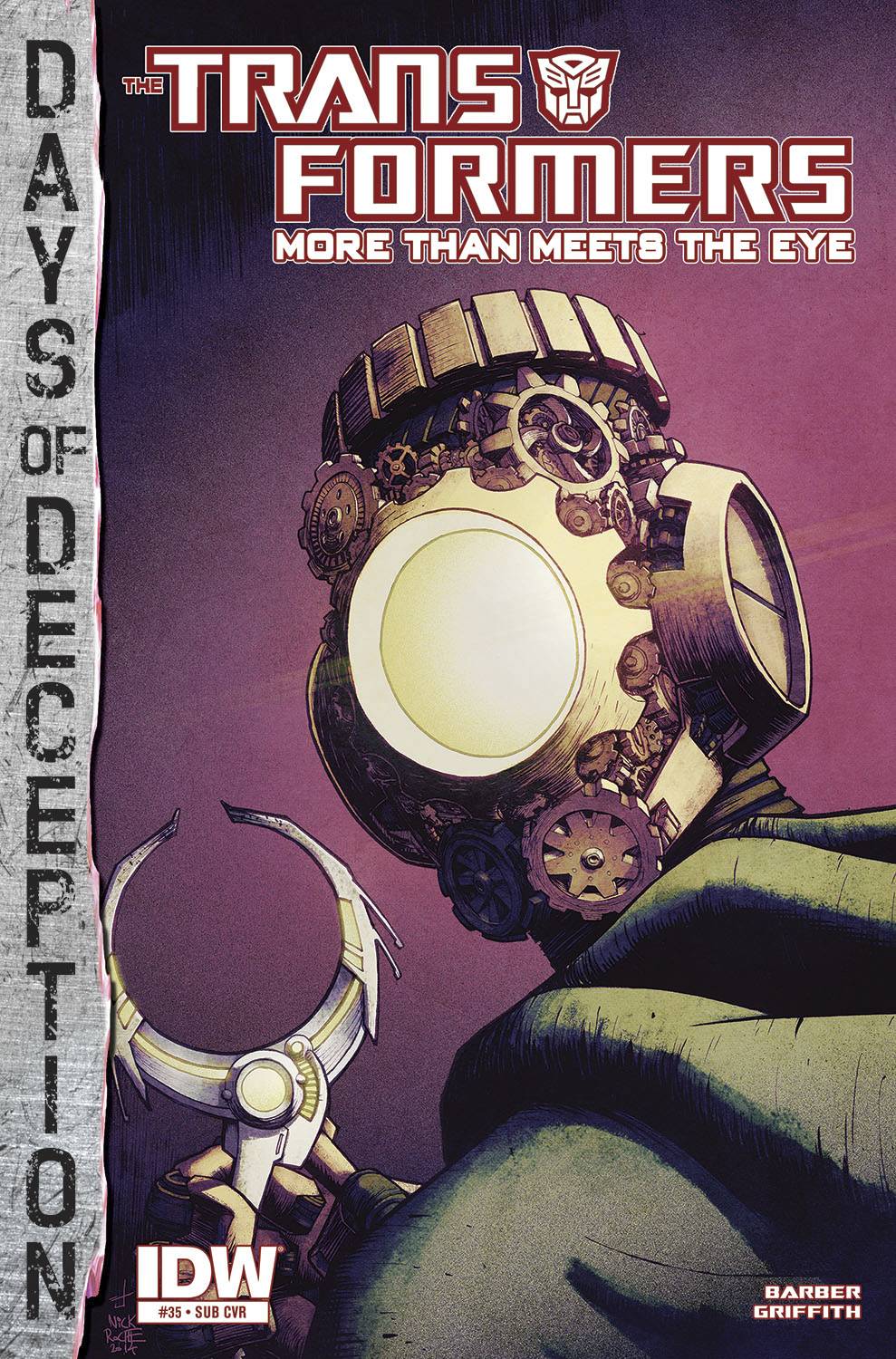 Transformers More Than Meets Eye #35 Subscription Variant