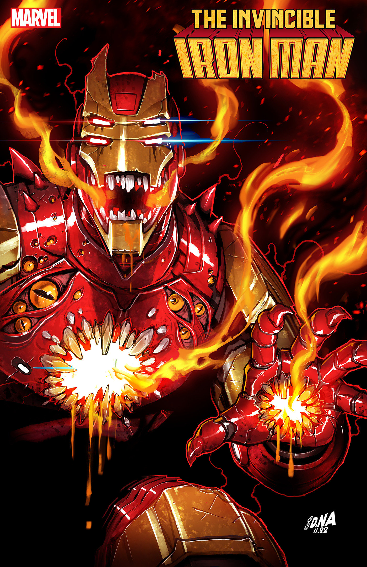 Invincible Iron Man #2 Nakayama Demonized Variant (2022)