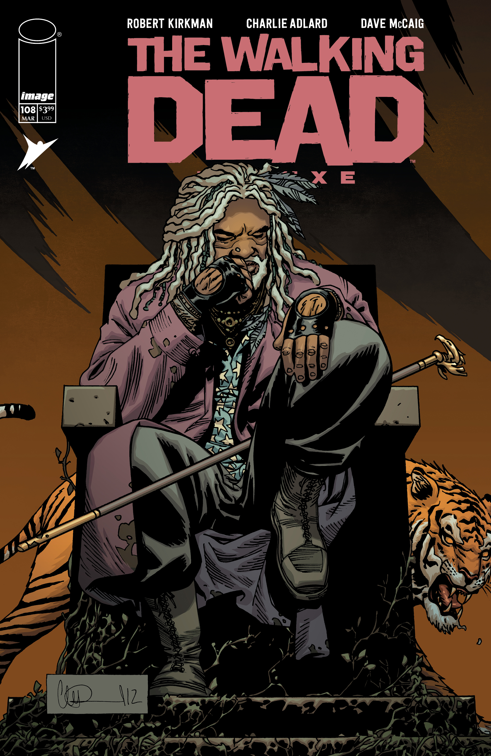 Walking Dead Deluxe #108 Cover B Charlie Adlard & Dave Mccaig Variant (Mature)