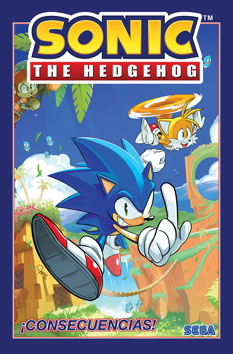 Sonic the Hedgehog Spanish Edition Graphic Novel Volume 1 Consecuencias