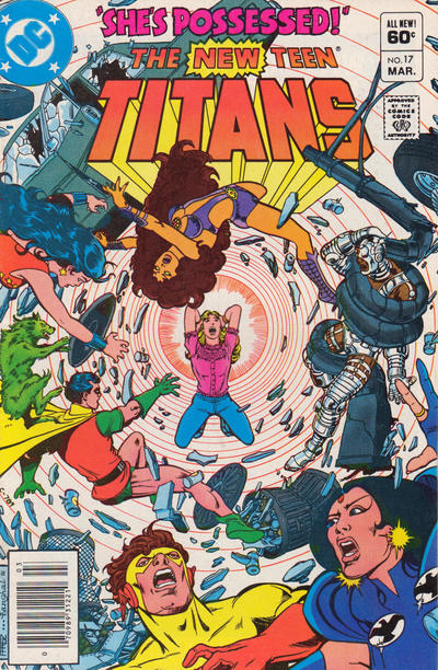 The New Teen Titans #17 [Newsstand](1980)-Very Fine (7.5 – 9)