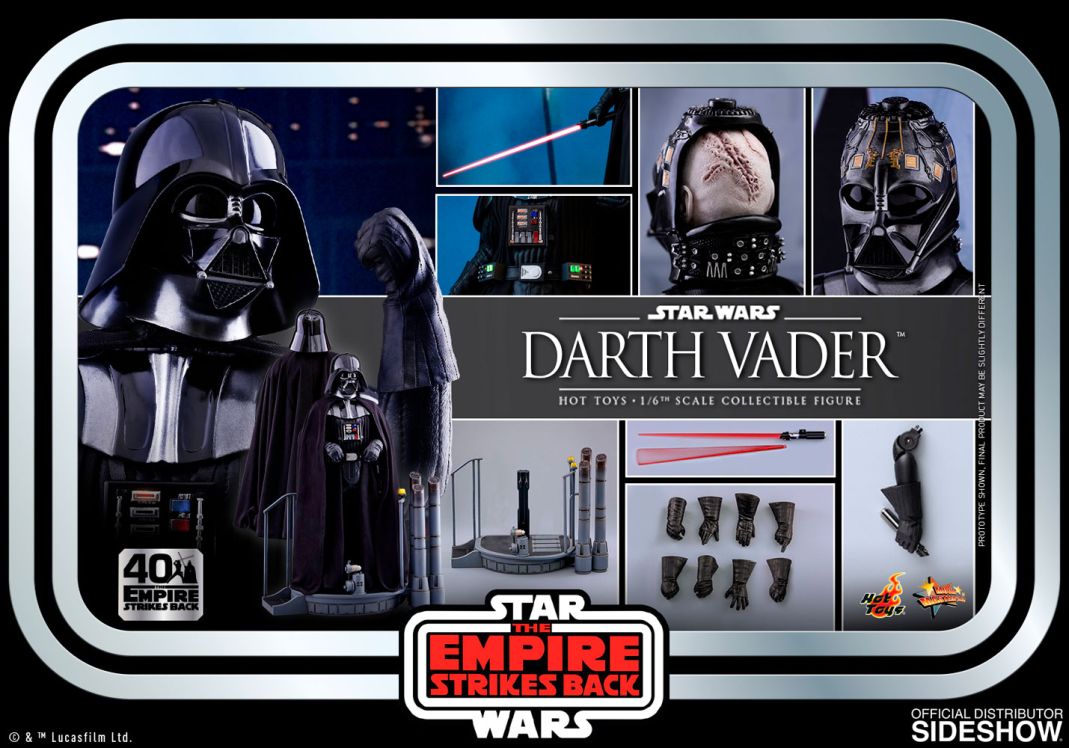 Hot Toys Star Wars Darth Vader The Empire Strikes Back 40th Anniversary Collection 1/6 Action Figure