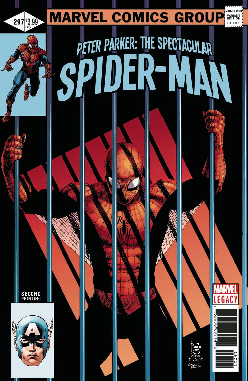 Peter Parker Spectacular Spider-Man #297 2nd Printing Siqueira Variant (2017)