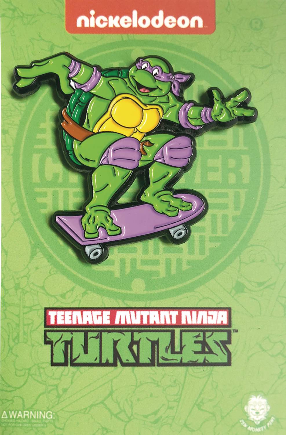 Teenage Mutant Ninja Turtles Skateboarding Donatello Pin