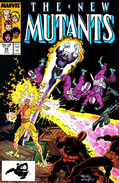 The New Mutants #54 [Direct] - Vf+ 8.5