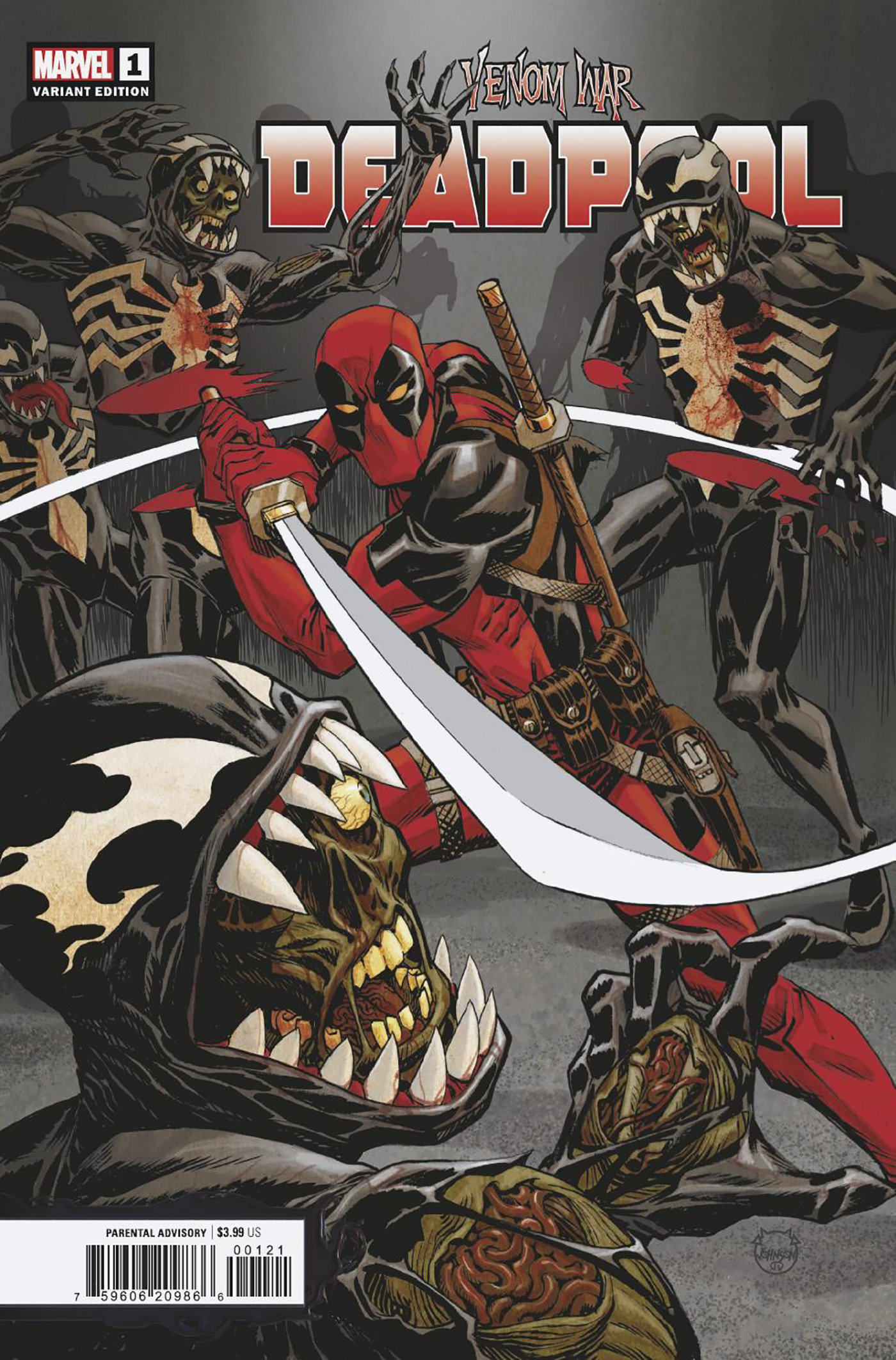 Venom War: Deadpool #1 Dave Johnson Variant (Venom War)