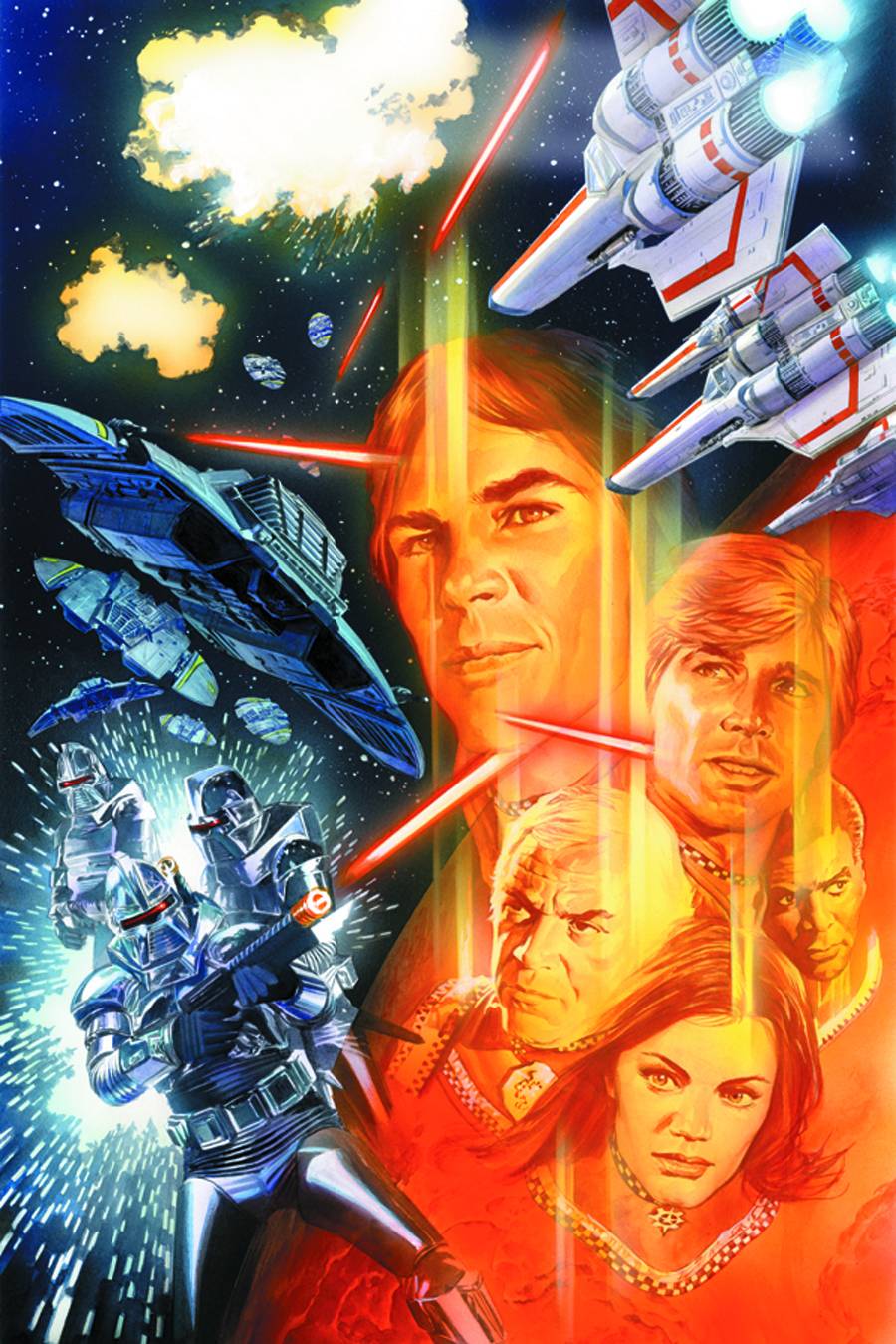 Dynamic Forces Battlestar Galactica #1 Ross Virgin Ex