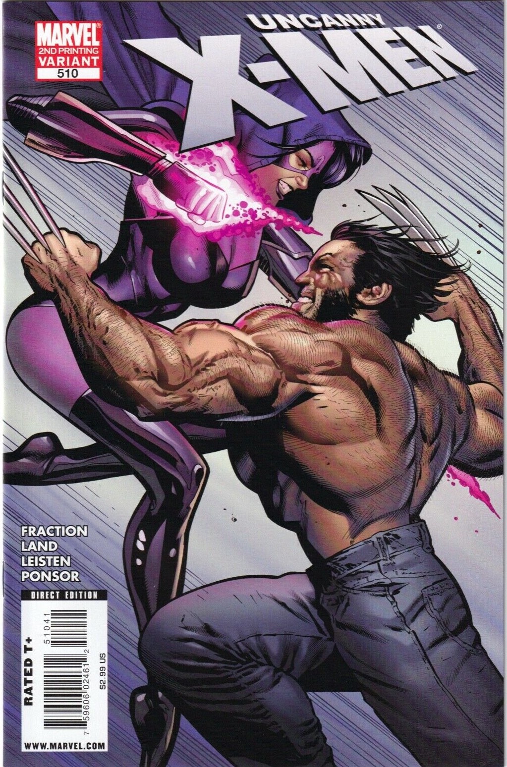 Uncanny X-Men #510 2nd Printing Land Variant