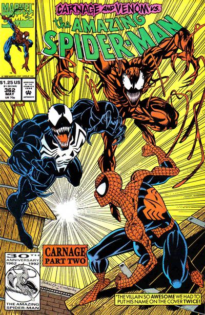 The Amazing Spider-Man #362 [Direct] - Nm- 9.2 [Stock Image]