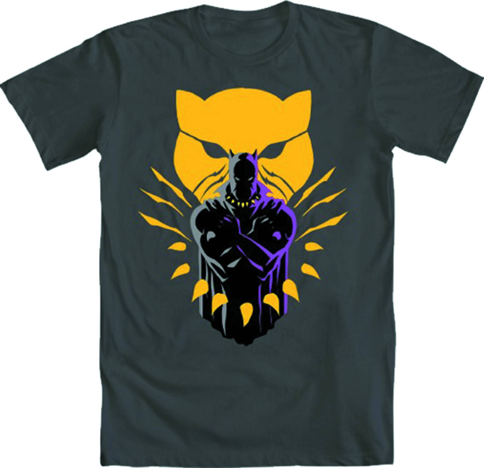 Black Panther Strong Black Panther Heavy Metal T-Shirt XXL | ComicHub