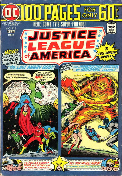 Justice League of America #115-Very Good (3.5 – 5)