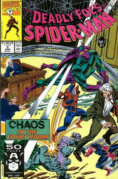 Deadly Foes of Spider-Man #2 [Direct](1991)-Very Fine (7.5 – 9)