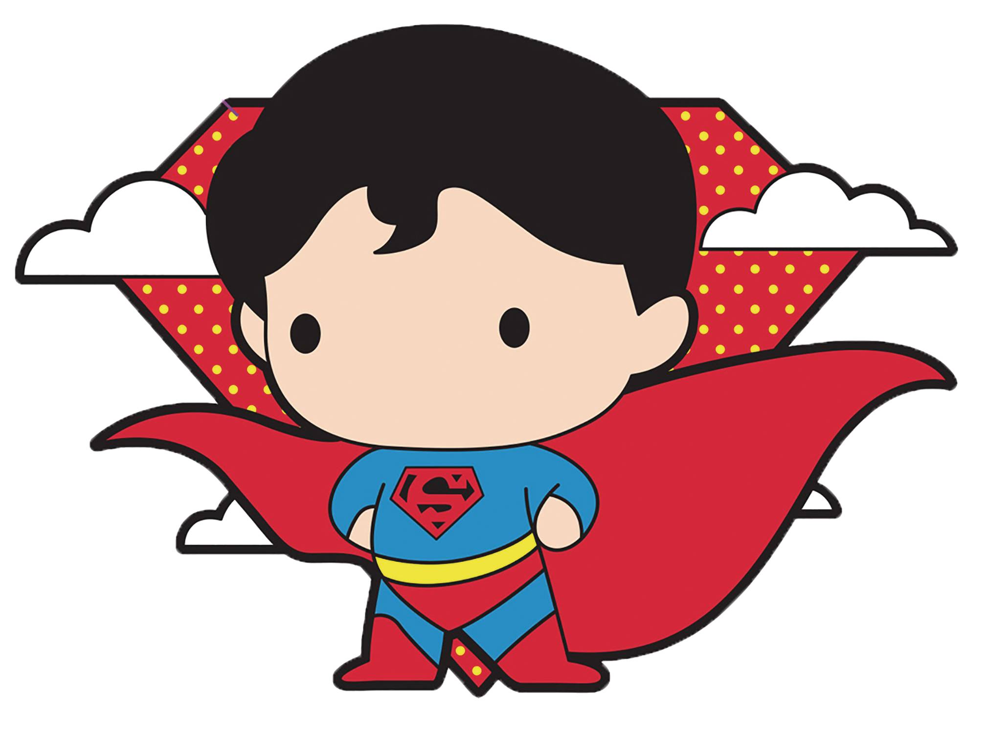 DC Chibi Superman Pin