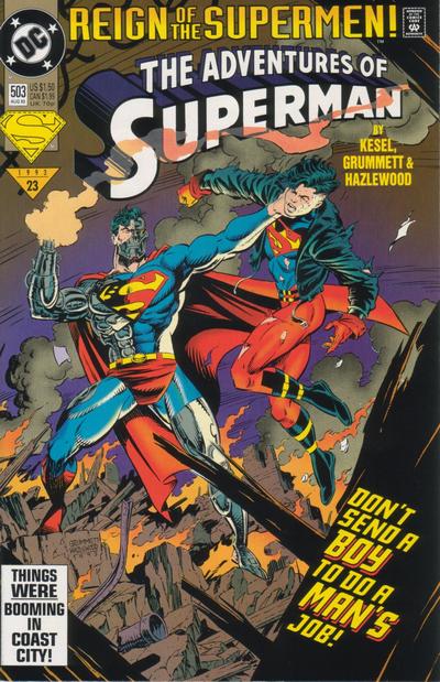 Adventures of Superman #503 [Direct]-Very Fine (7.5 – 9)