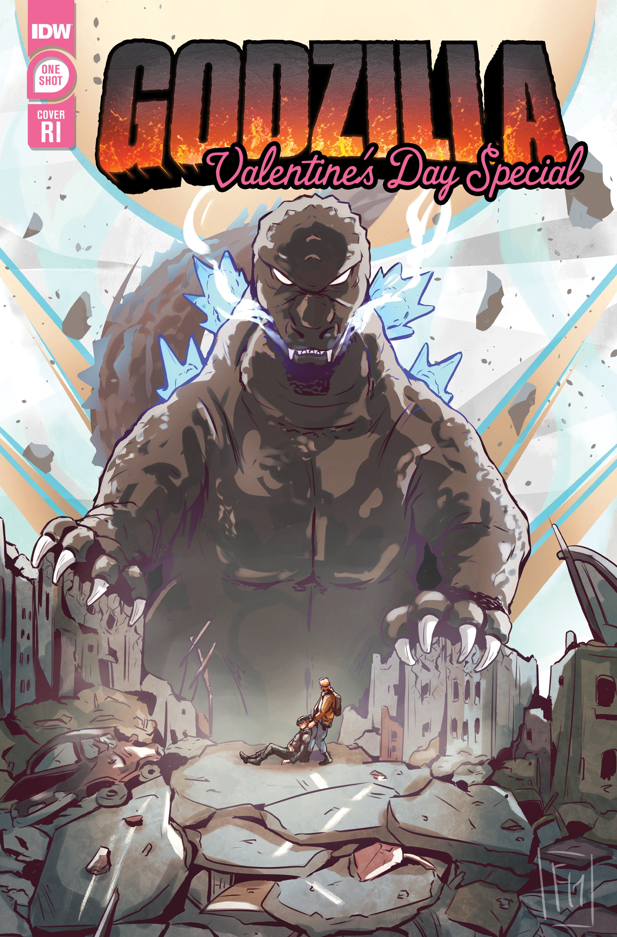 Godzilla Valentine's Day Special Cover Hound 1 for 10 Incentive
