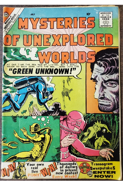 Mysteries of Unexplored Worlds #19 (Charlton 1960) Vg-4.0