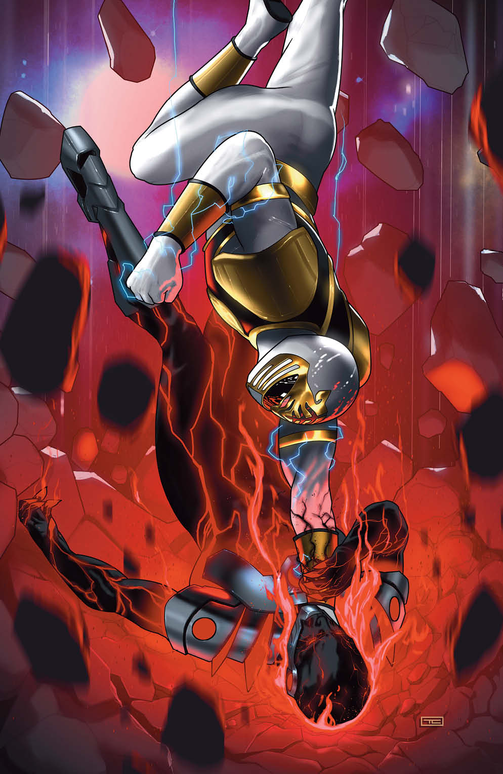 Mighty Morphin Power Rangers #117 Cover E 1 for 15 Incentive Clarke