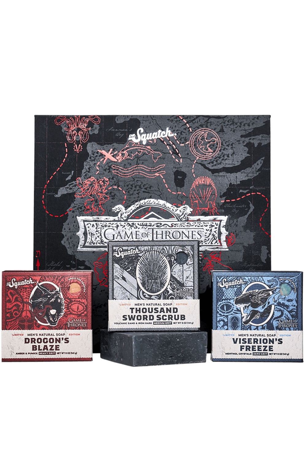 Dr Squatch Game of Thrones Bar Soap Collection