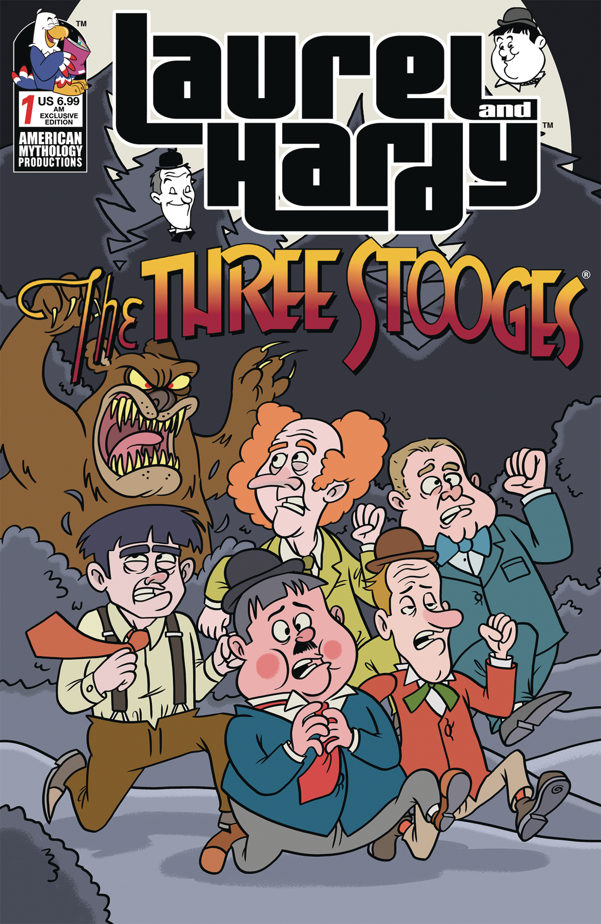 Laurel & Hardy Meet Three Stooges #1 Am Exclusive