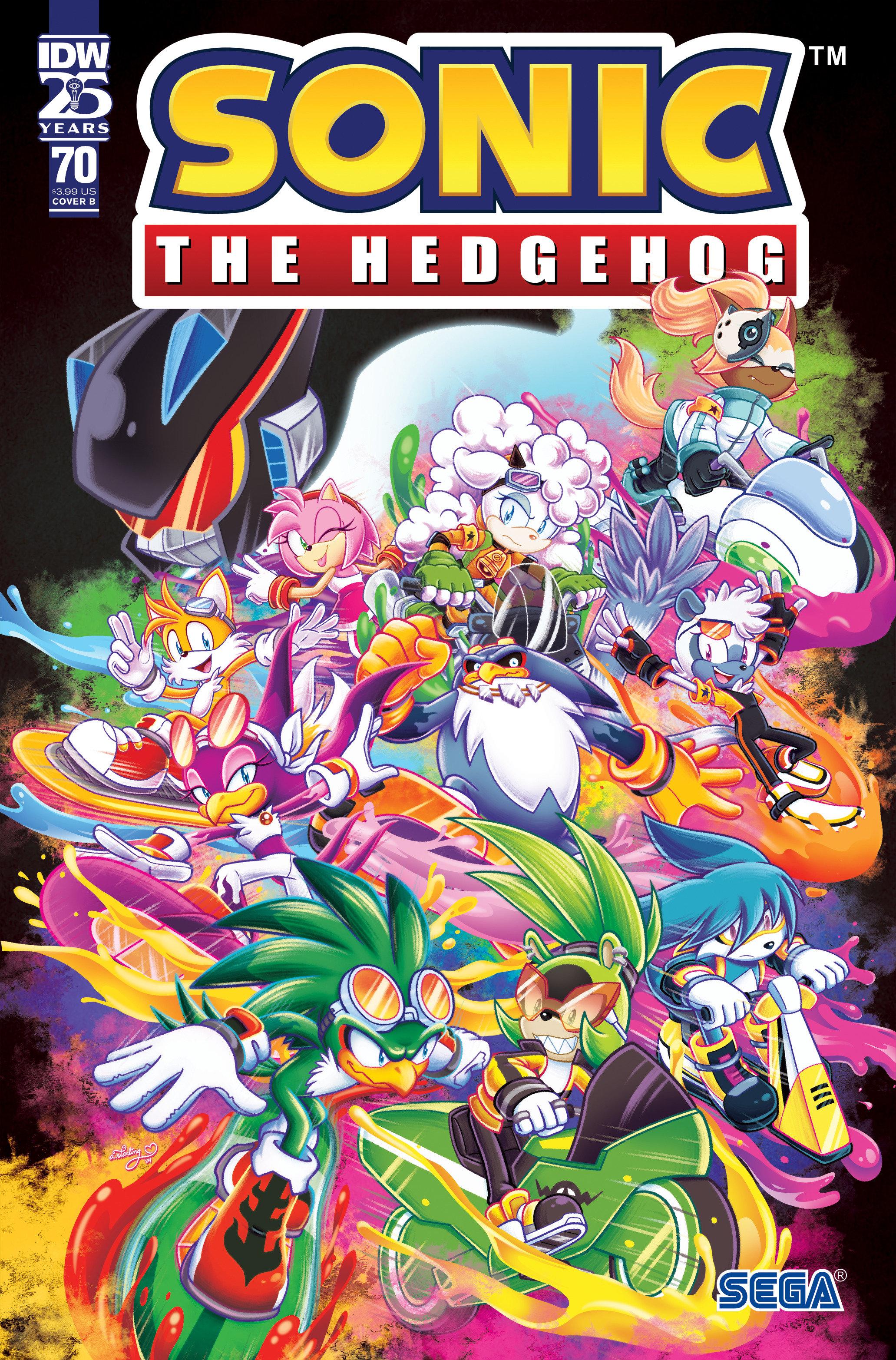 Sonic the Hedgehog #70 Cover B Starling