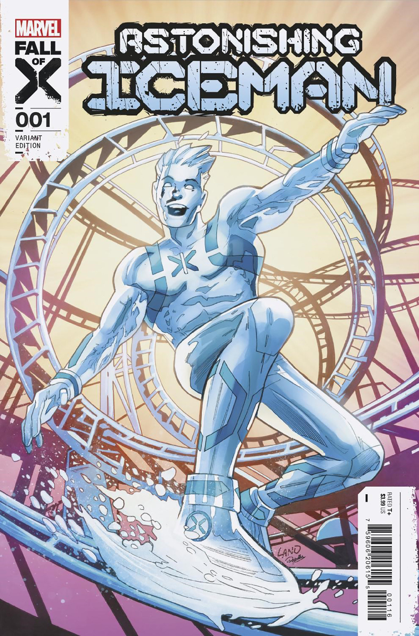 Astonishing Iceman #1 Greg Land 1 For 25 Incentive Variant (Fall of the X-Men)