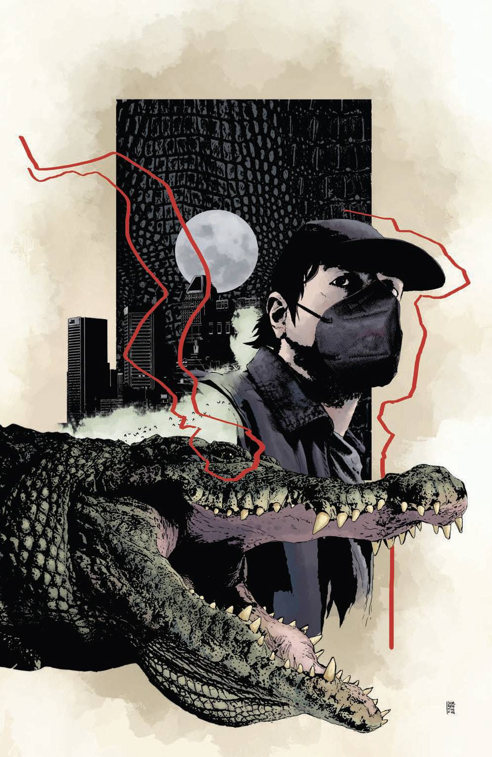 Crocodile Black #5 Cover D Unlockable Sorrentino (Mature) (Of 5)