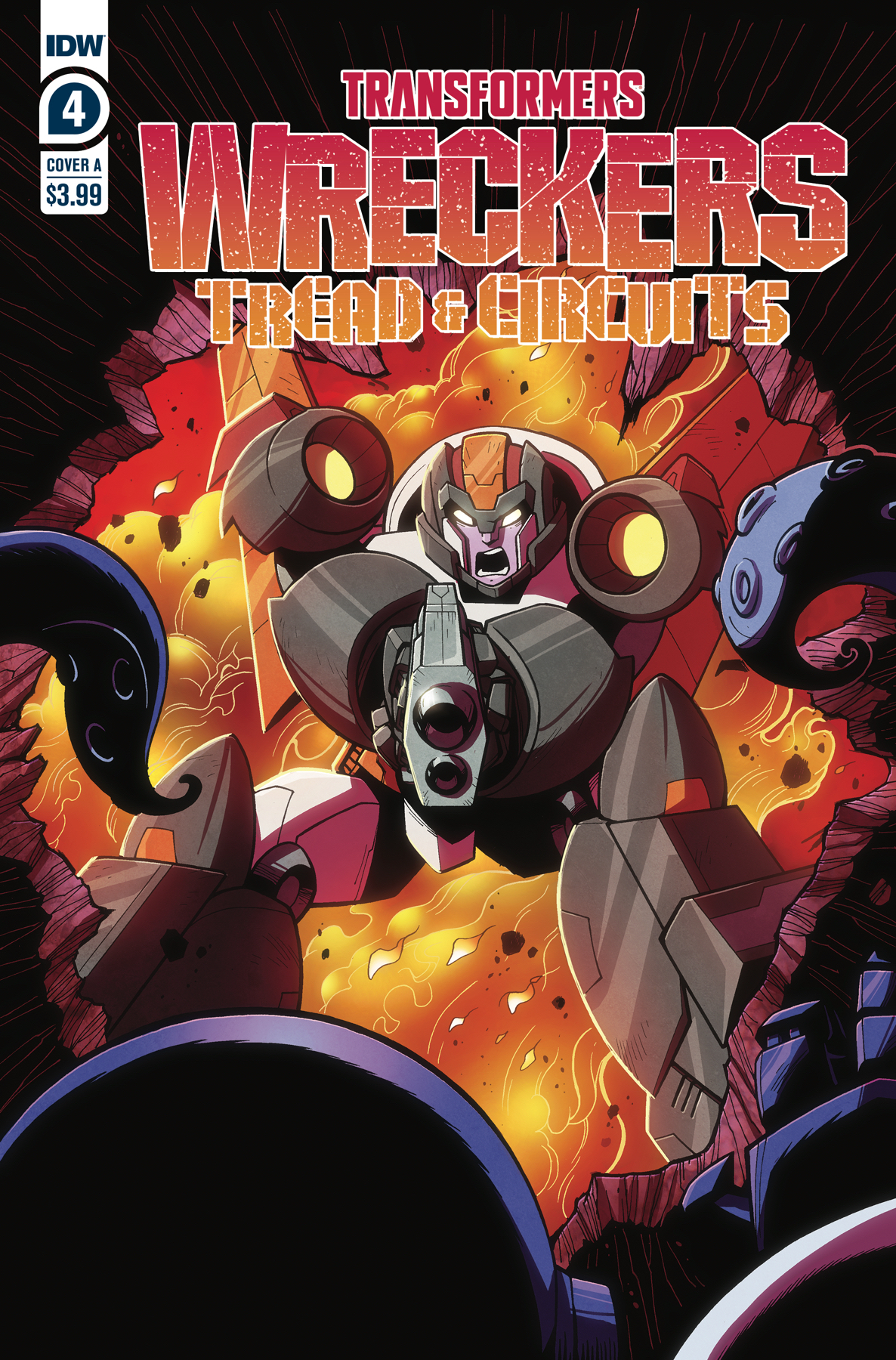 Transformers Wreckers Tread & Circuits #4 Cover A Lawrence (Of 4)