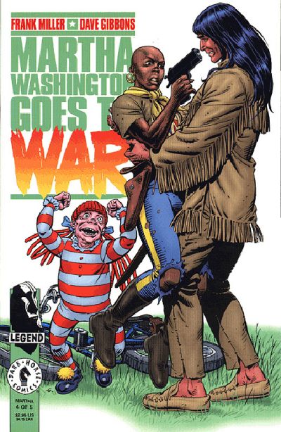 Martha Washington Goes To War #4-Very Good (3.5 – 5)