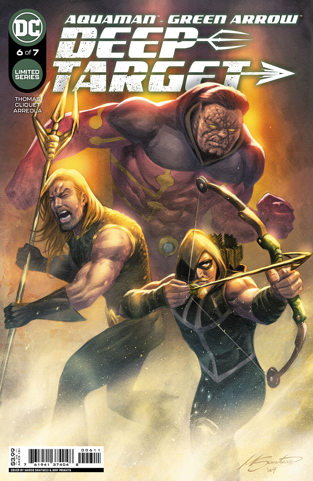 Aquaman Green Arrow Deep Target #6 Cover A Marco Santucci (Of 7)