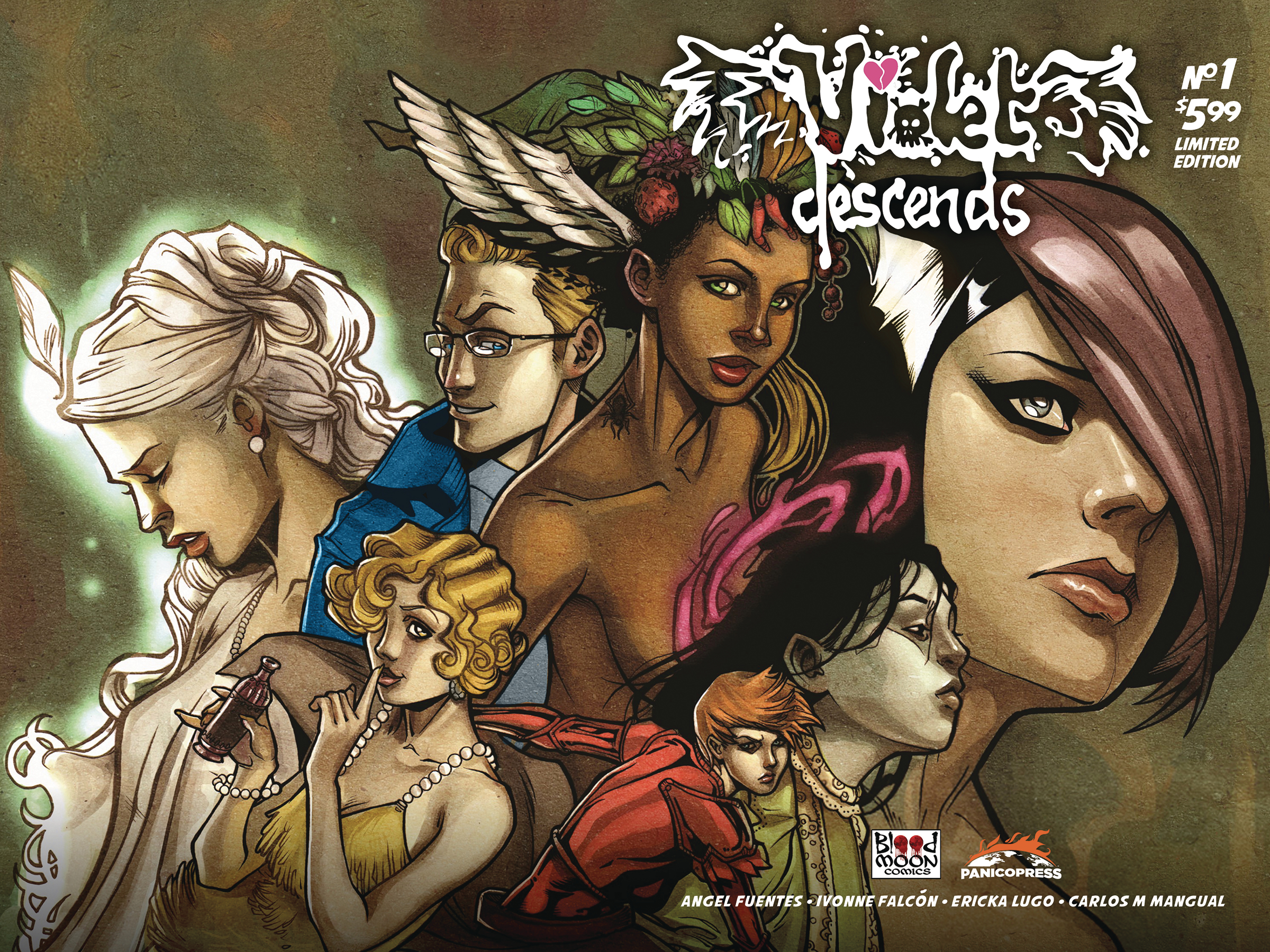 Violet Descends #1 Special Edition Wraparound Cover (Of 5)