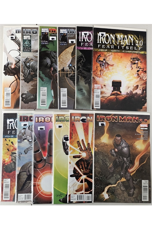 Iron Man 2.0 #1-12 (2011) Set