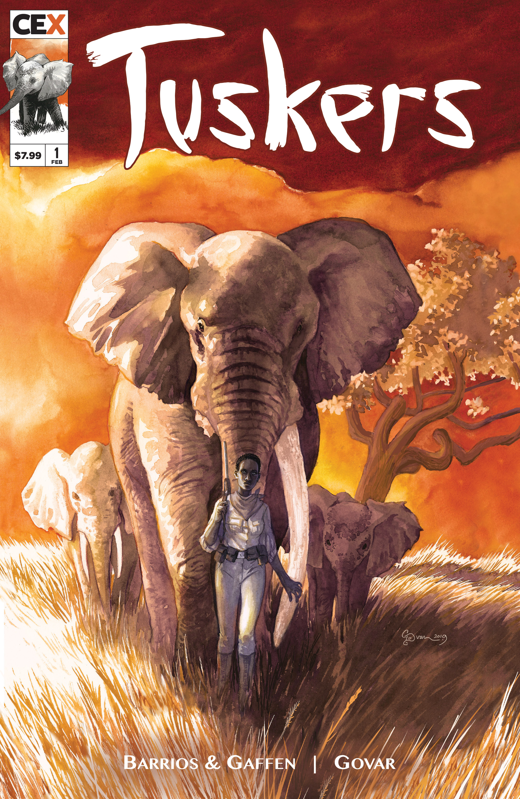 Tuskers #1 Cover A Daniel Govar (Of 3)