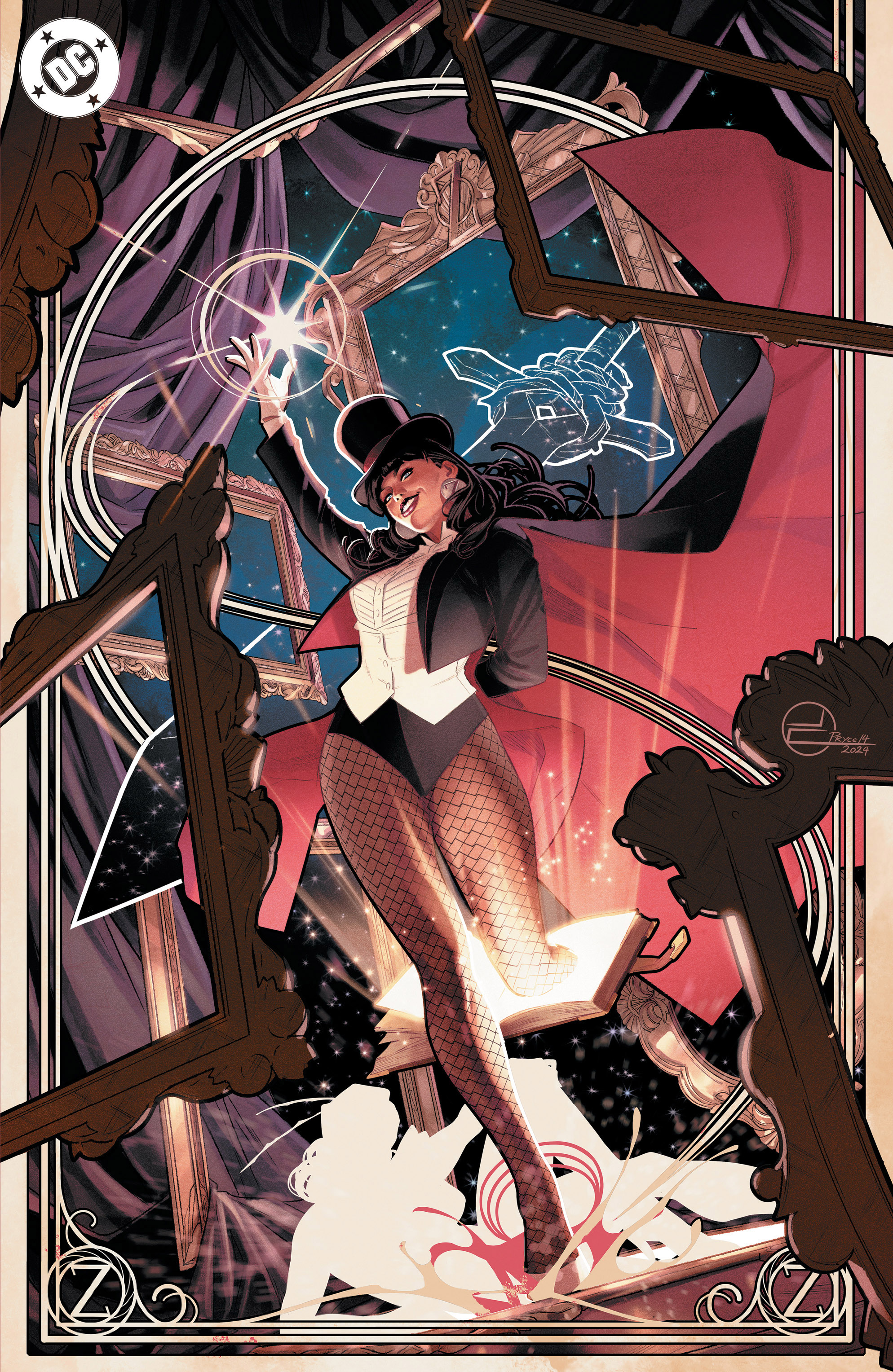 Zatanna #1 Cover J 1 for 50 Incentive Jamal Campbell Card Stock Variant (Of 6)