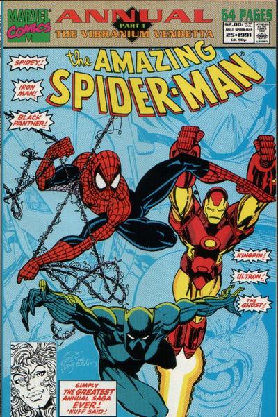 The Amazing Spider-Man Annual #25 [Direct](1964)-Near Mint (9.2 - 9.8)