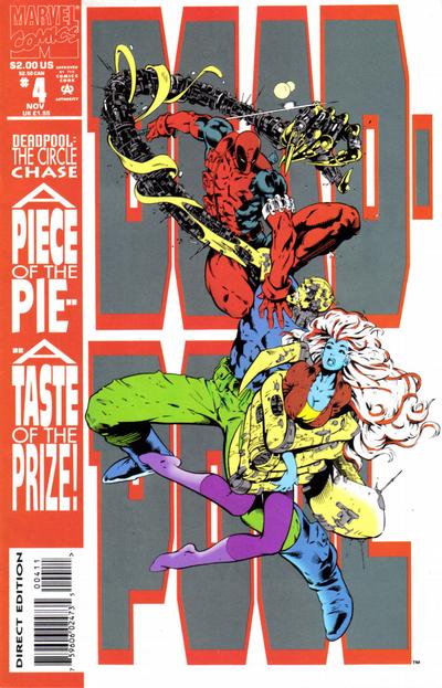 Deadpool: The Circle Chase #4 [Direct Edition](1993)-Very Fine (7.5 – 9)