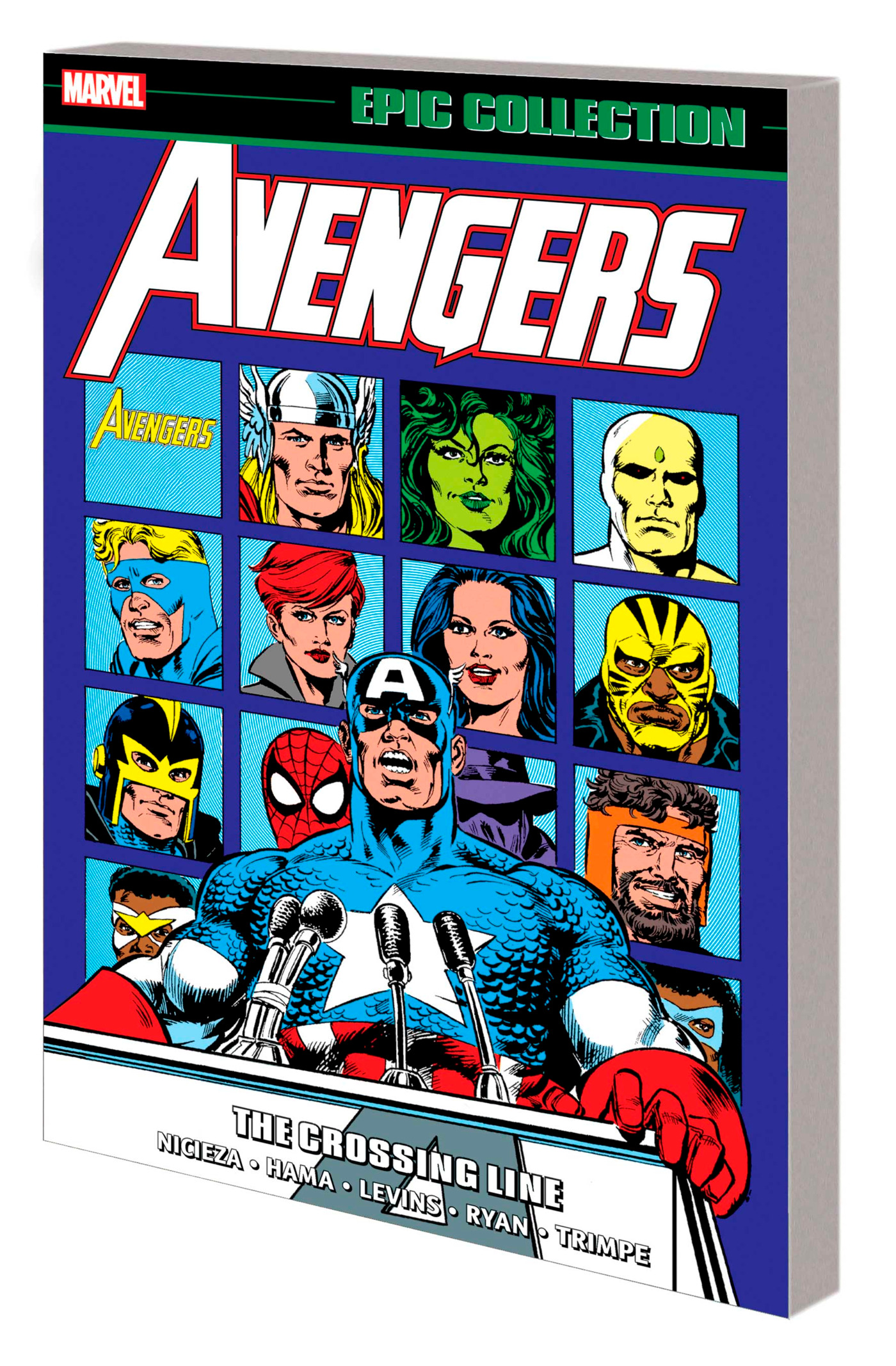 Avengers Epic Collection Graphic Novel Volume 20 Crossing Line