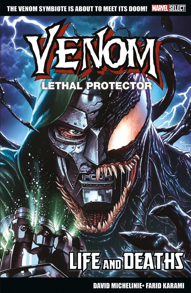 Marvel Select Venom Lethal Protector Life And Deaths Graphic Novel UK Edition