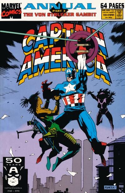 Captain America Annual #10 [Direct]-Fine (5.5 – 7)