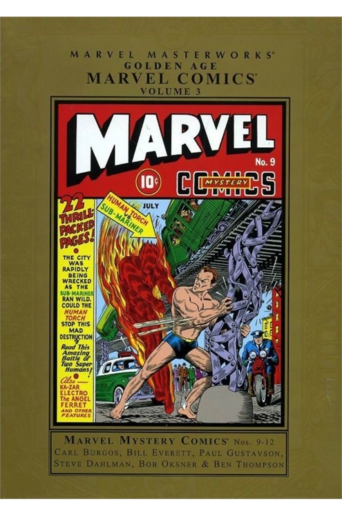 Marvel Masterworks Golden Age: Marvel Comics Volume 3 Hardcover Sealed Polywrap