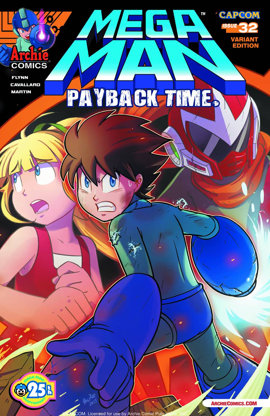 Mega Man #32 Payback Variant Cover