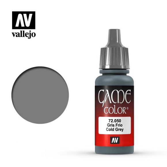 Vallejo Game Color Cold Grey Paint, 17Ml