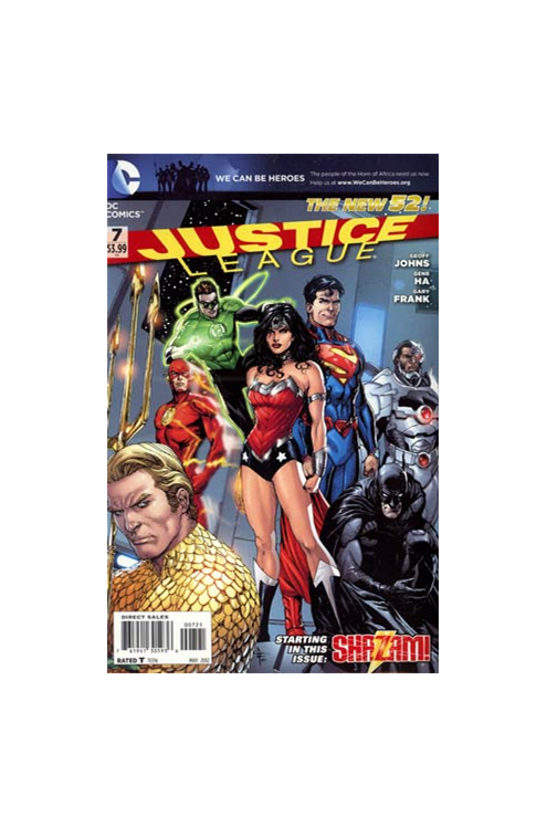 Justice League #7 Frank Variant Edition (2011)