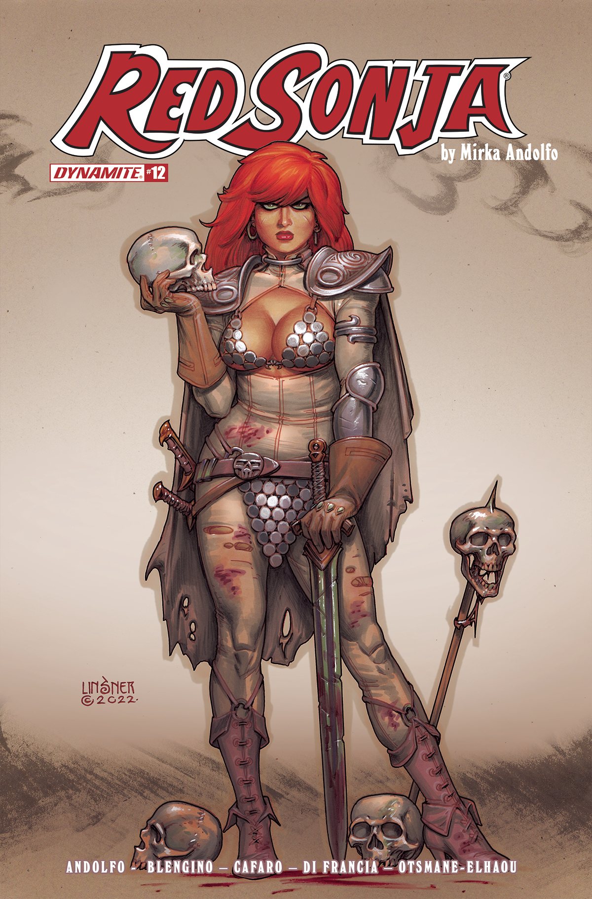 Red Sonja #12 Cover C Linsner (2021)